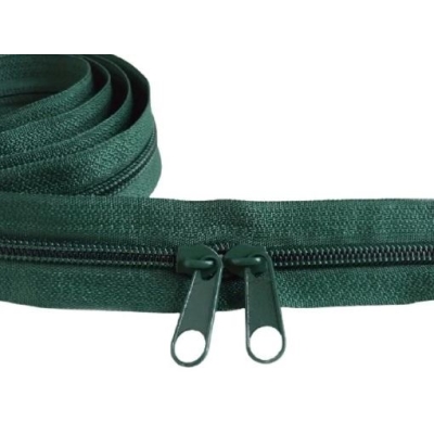Taśma Suwakowa Zamek 5mm ZIELEŃ - 1mb + 2 SUWAKI